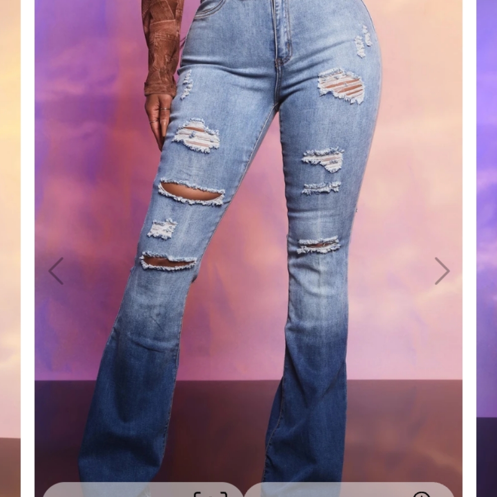 🎉HOST PICK 🎉 Fashion Nova Megan Thee Stallion Ramp it Up Jeans